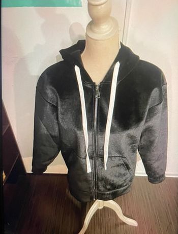 Veste noir full zip peau de pêche  Uniplay TS Neuf avec étiquette