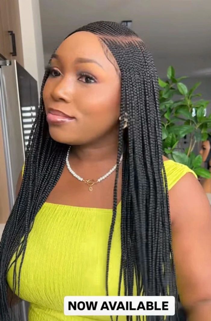 Perruque dentelle braid perruque fulani perruque braid - photo numéro 3