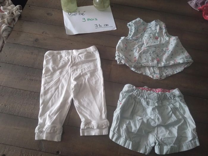 Ensemble été bébé fille 9 mois sergent major - photo numéro 8