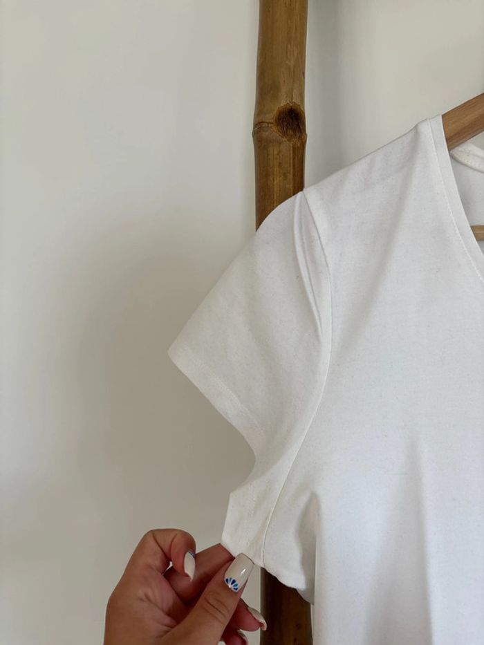 t-shirt blanc C&A taille M - photo numéro 3