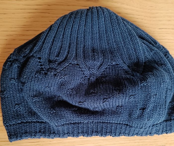 Bonnet Sergent Major doublé bleu marine taille 3 48 cm fille - photo numéro 7