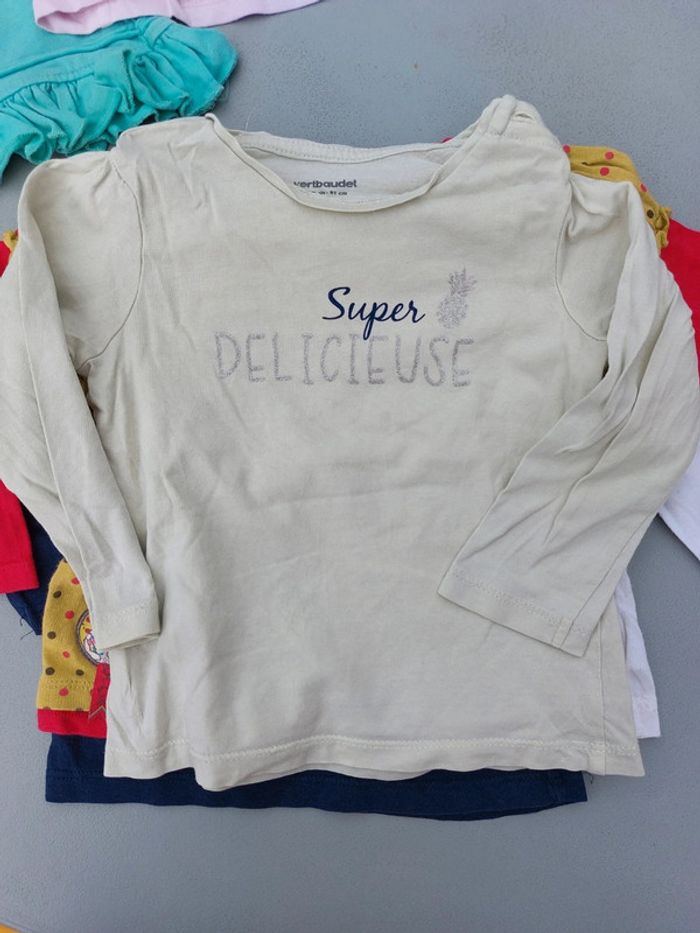 Lot 8 t-shirts manches longues ML - photo numéro 8