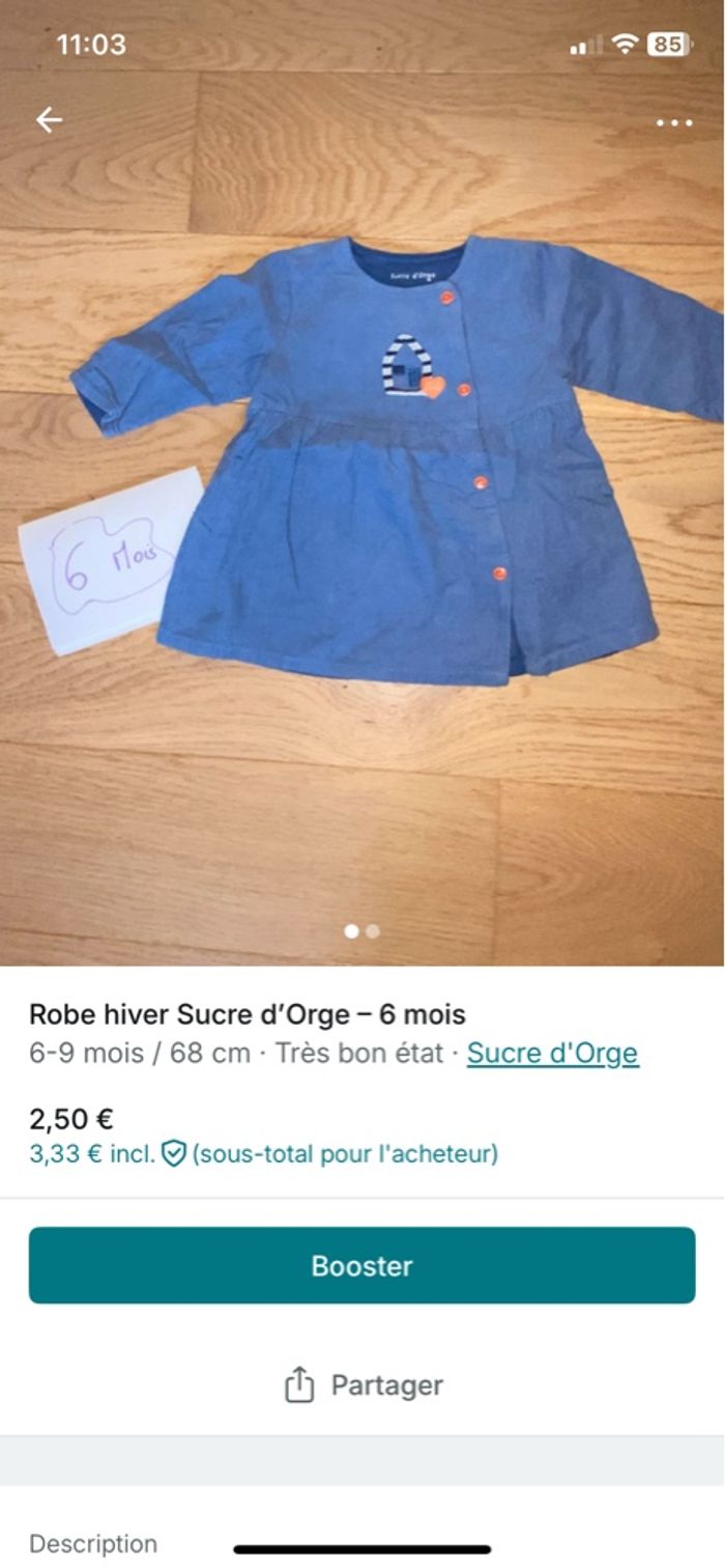 Lot 38 pièces 6 mois fille - photo numéro 2