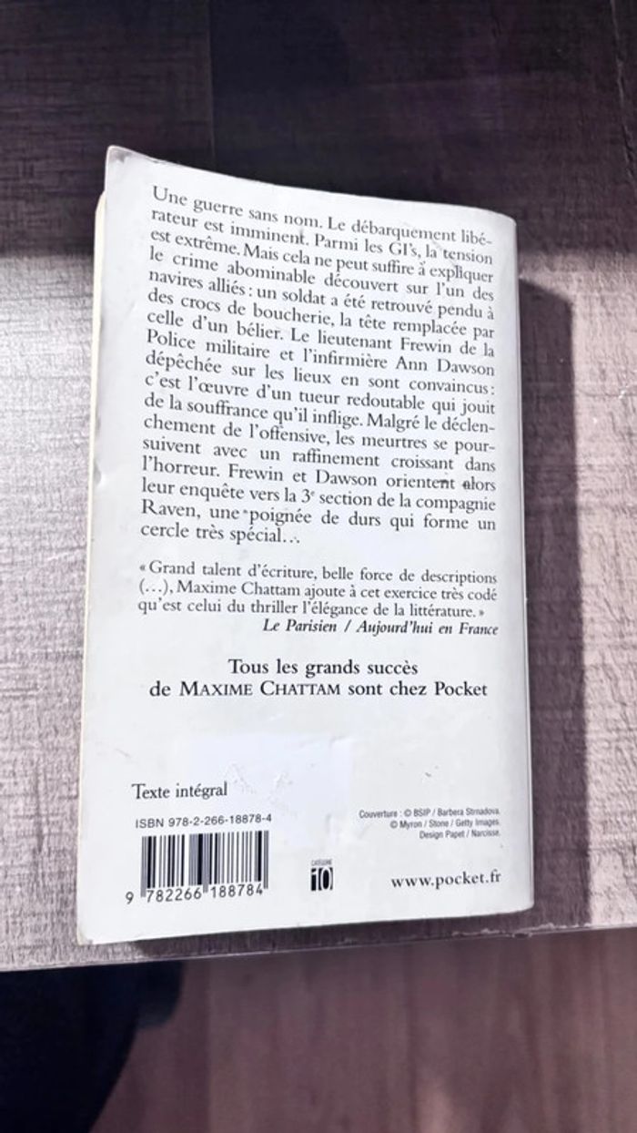 📚 Livre prédateurs de Maxime Chattam - photo numéro 2