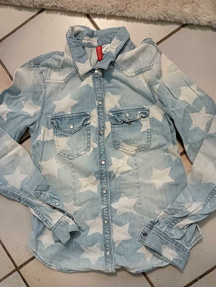 Chemise en jean taille XS (ou 14 ans)