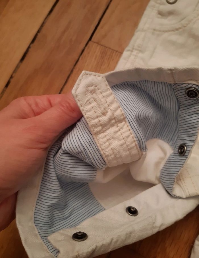 Salopette blanche Sergent major (6M) - photo numéro 3