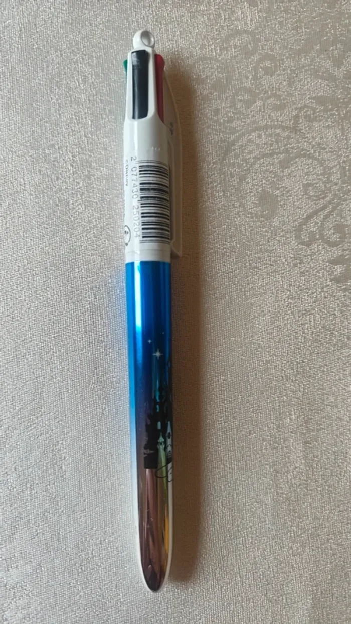 Stylo Bic 4 couleurs Neuf Disneyland Paris Mickey Fantasia Irisé - photo numéro 4