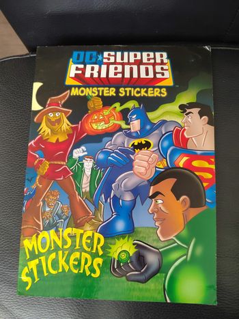 Album stickers dc comics super héros