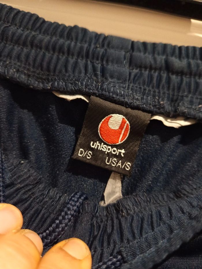 🔝 Pantalon bas de jogging Uhlsport bleu marine taille 14 ans 162 cm - photo numéro 6