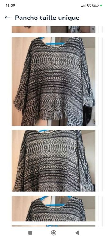 Pancho taille unique