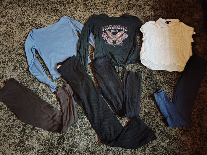 Lot vêtements fille 10 ans automne hiver - photo numéro 2