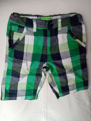 Short à carreaux 8 ans