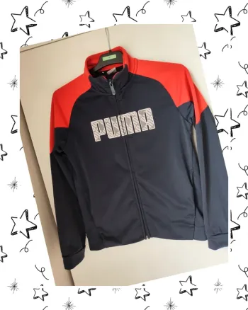 🧥🔴 Veste zippée de sport PUMA – 11/12 ans – Bon état