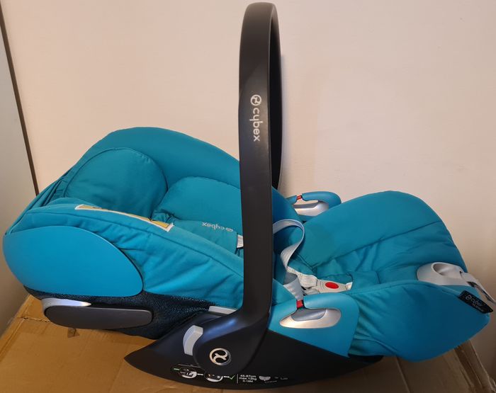 Ensemble Poussette+cosy+siège auto Cybex Turquoise - photo numéro 4