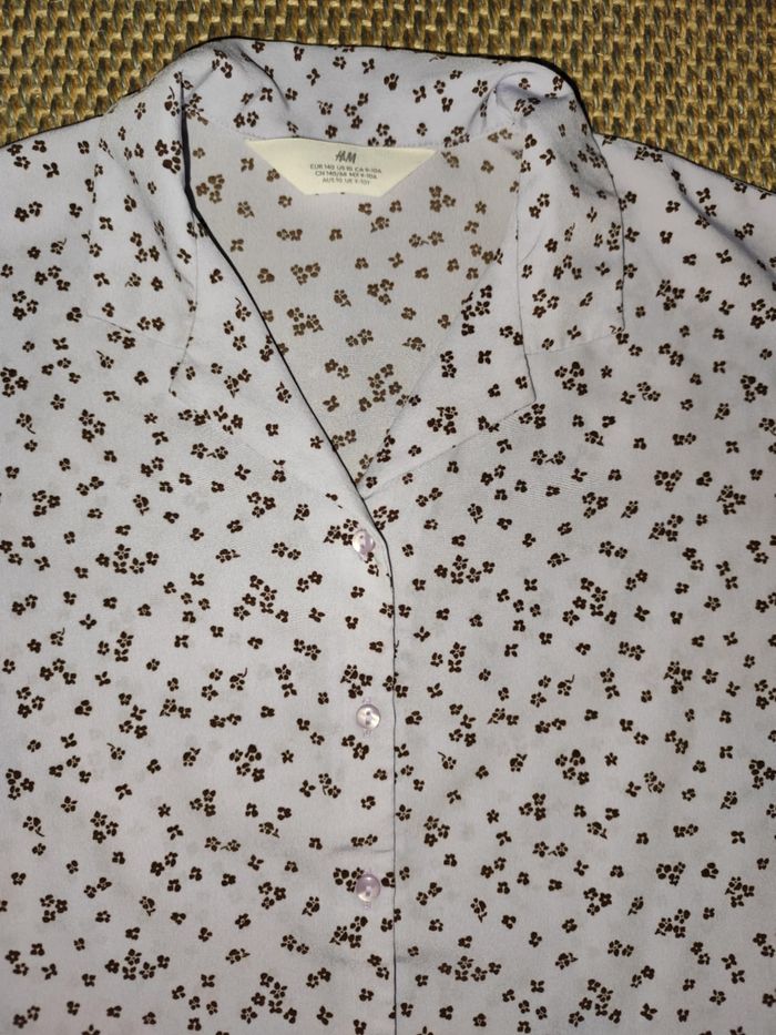 Chemisier fille H&M , 9/10 ans , très bon état - photo numéro 3