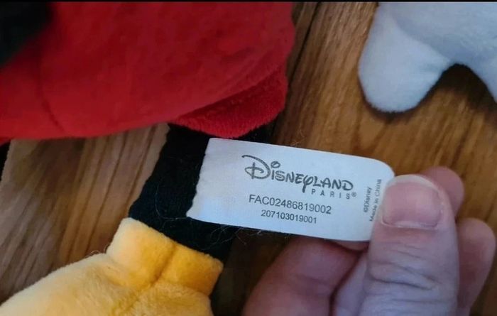 🌟 Mickey mouse peluche - Disneyland Paris - photo numéro 9