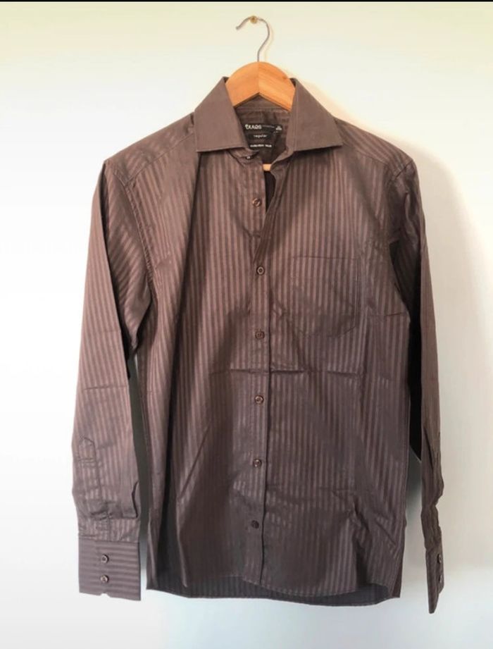 Chemise taille 2 Jules Marron NEUVE - photo numéro 2