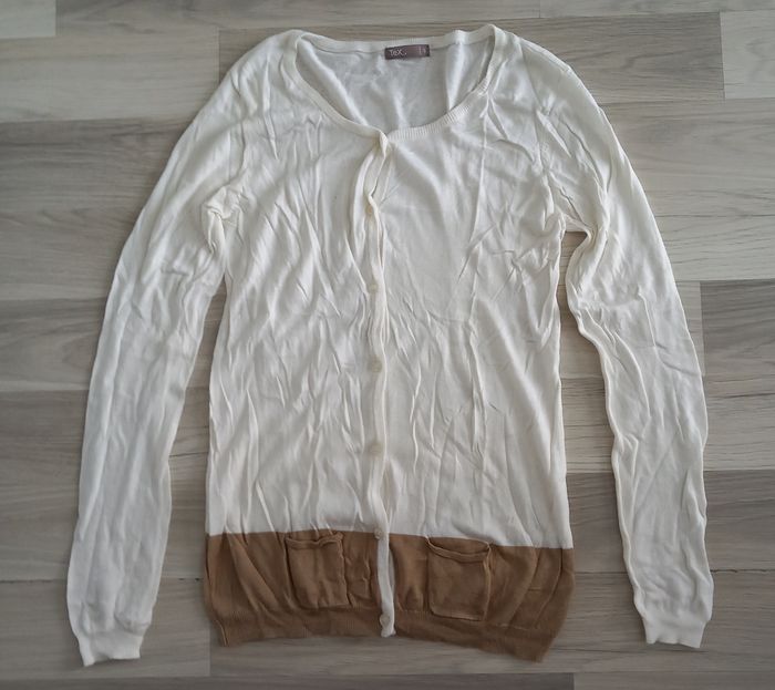 Gilet femme blanc Tex taille S