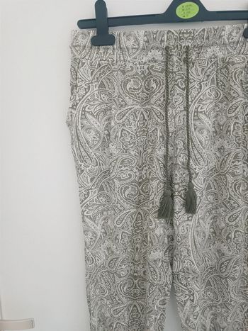 Pantalon bas de pyjama blanc motif kaki Undiz Taille M En très bon état