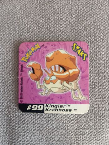 Magnet Pokémon Staks 2002 N°99 Krabboss