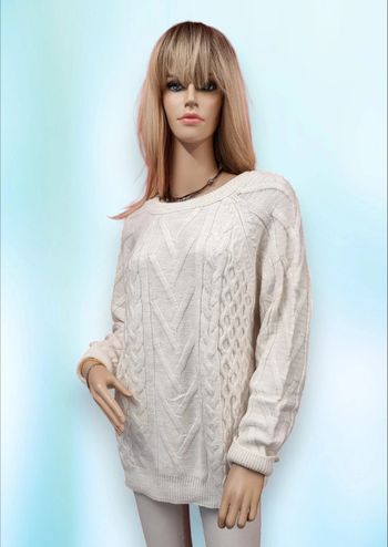 NA-KD Pull en tricot à dos ouvert * taille M *