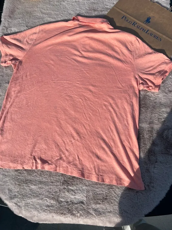 Polo Ralph Lauren Rose Saumon Homme - XL - photo numéro 4