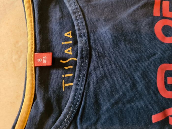 T shirt manches longues tissaia 8 ans - photo numéro 3