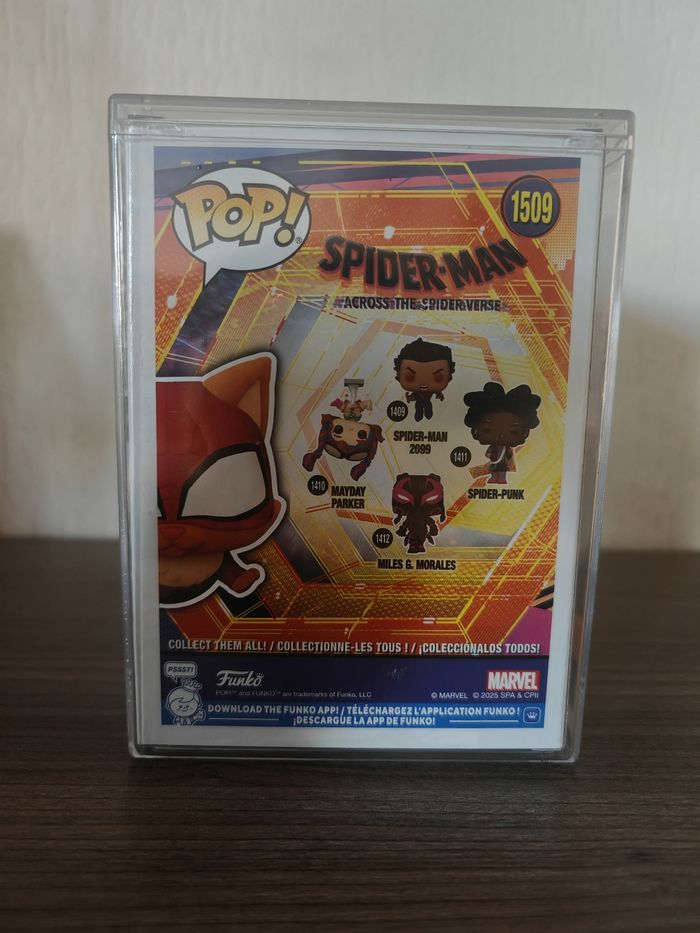 Funko pop spider cat flocked 1509, exclu 1500 pieces - photo numéro 3