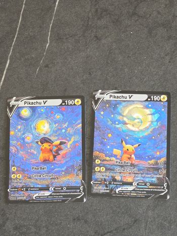 Pikachu vanogh starry night promo art