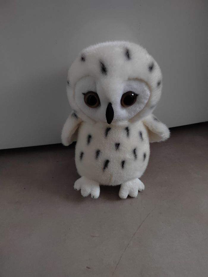 Peluche chouette harfang