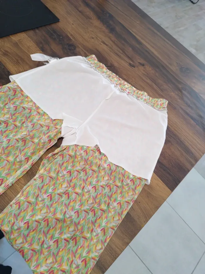 Pantalon fluide coloré été "Gemo" - Taille 40 - photo numéro 7