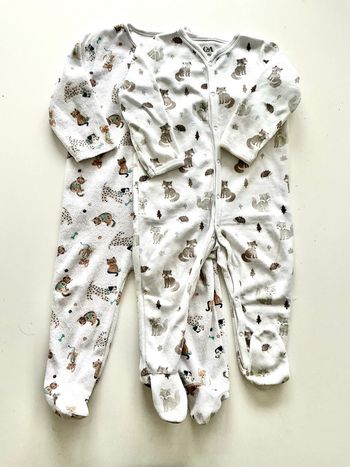 Pyjama en velours 12/18 mois ou 86 cm