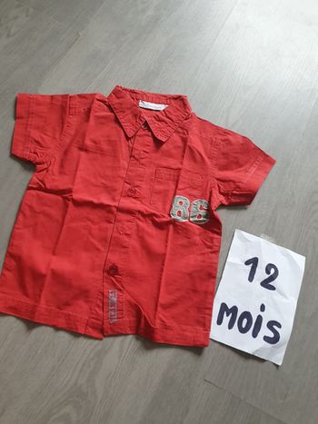 Chemise 12mois garçon