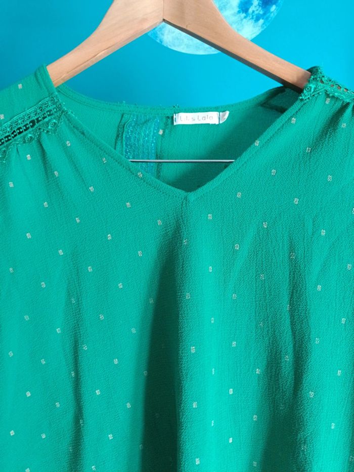 Blouse verte - photo numéro 2