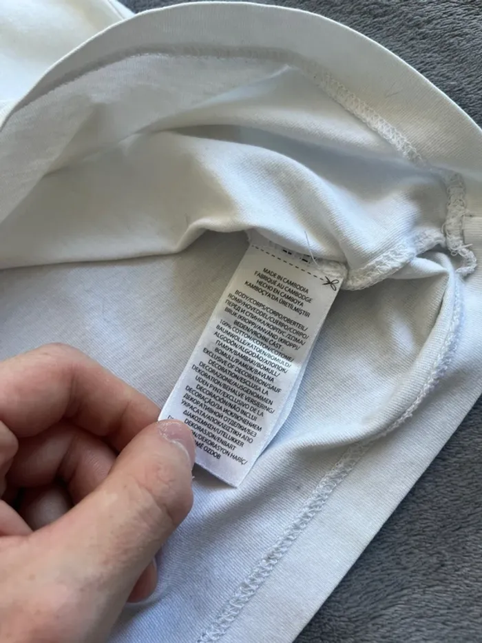 Polo Ralph Lauren – T-shirt blanc col V – Taille M - photo numéro 4