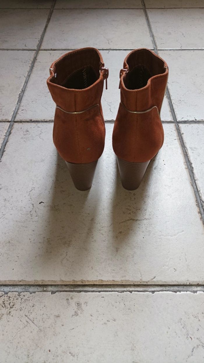 Bottines femme marron - photo numéro 3