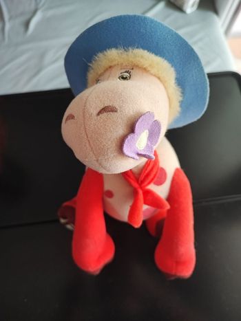 Peluche doudou vache azalée le manège enchanté