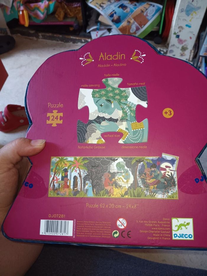 Puzzle 24 pièces djeco thème aladin - photo numéro 2