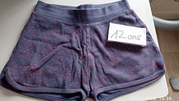 Short court violet 12 ans  NKY