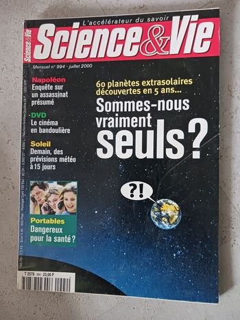 revue Science et vie n° 994