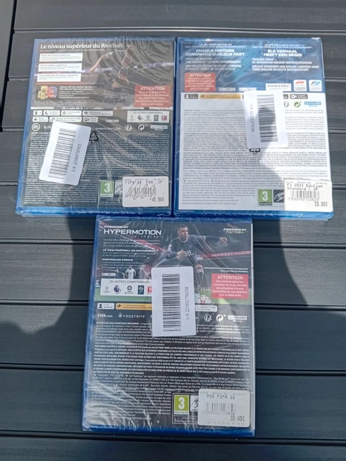 Lot de 3 jeux de ps5 NEUFS sous blister - photo numéro 2