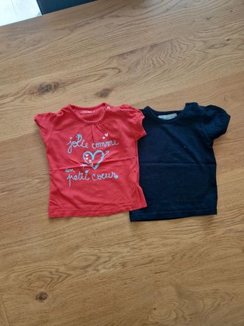 Lot t-shirt 18 mois