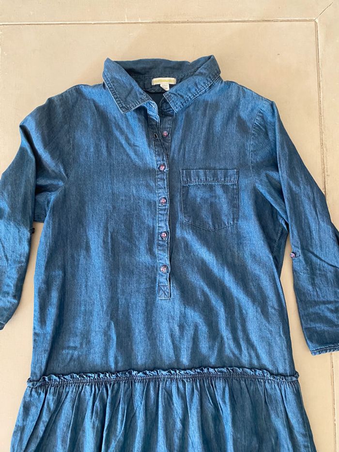 Robe baby doll en jeans (double robe) Vert Baudet 12 ans - photo numéro 5