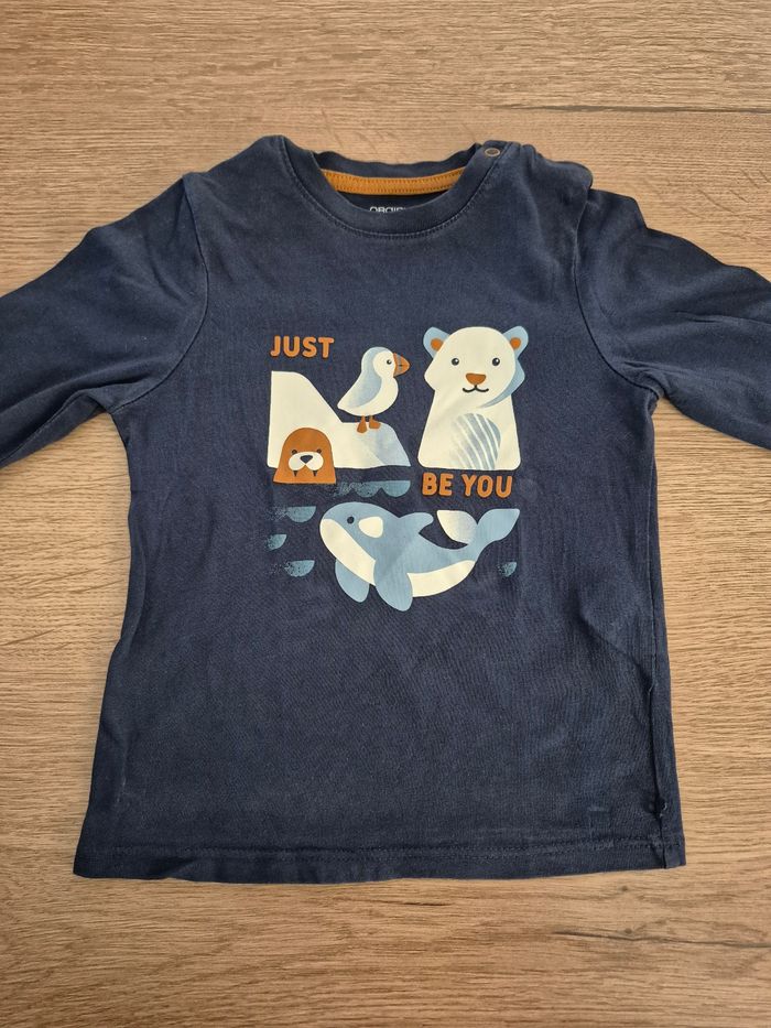 Lot de 5 tee-shirts manches longues 18 mois - photo numéro 2