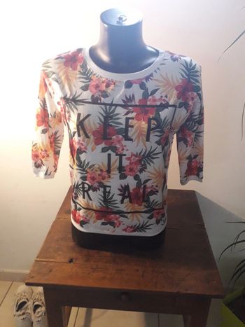 Haut t-shirt ado fille femme taille 34 xs jennyfer
