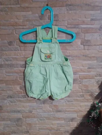 Barboteuse jean menthe Bout chou 18M