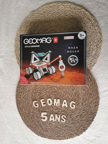 Geomag pour recréer le rover de la NASA, édition collector, 54 pièces