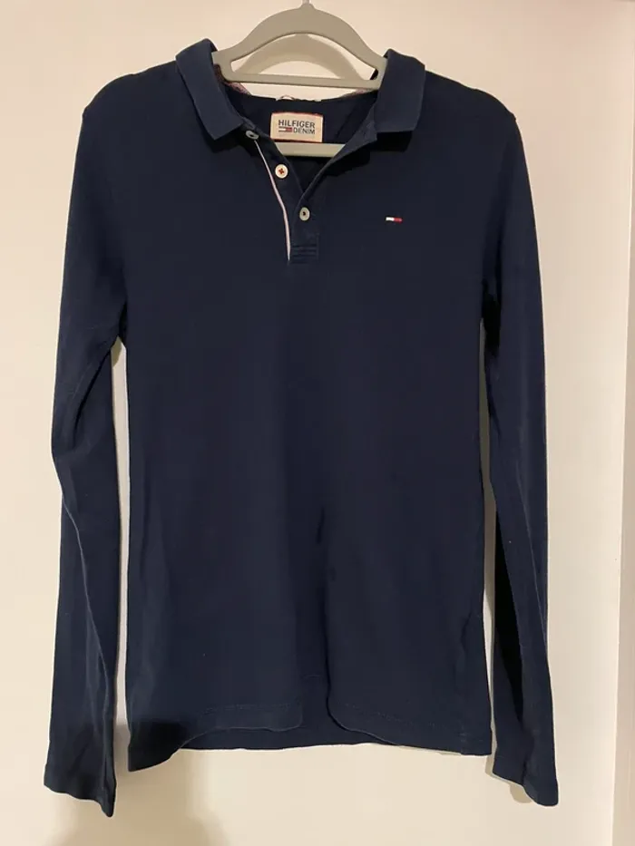 Polo femme à manches longues Tommy Hilfiger denim taille XS