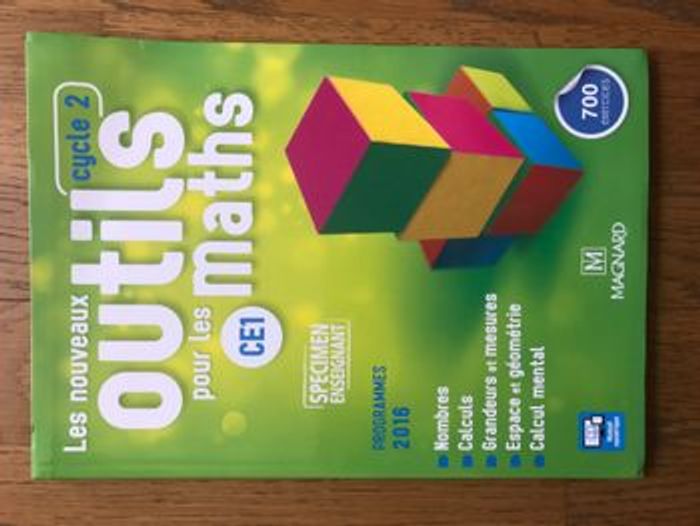 Les Nouveaux Outils pour les Maths CE1 - Manuel de l'élève