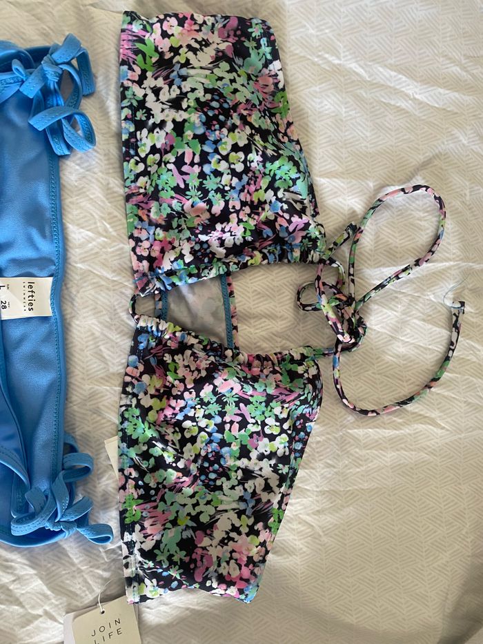 maillot de bain 2 pièces  taille L Lefties neuf - photo numéro 3